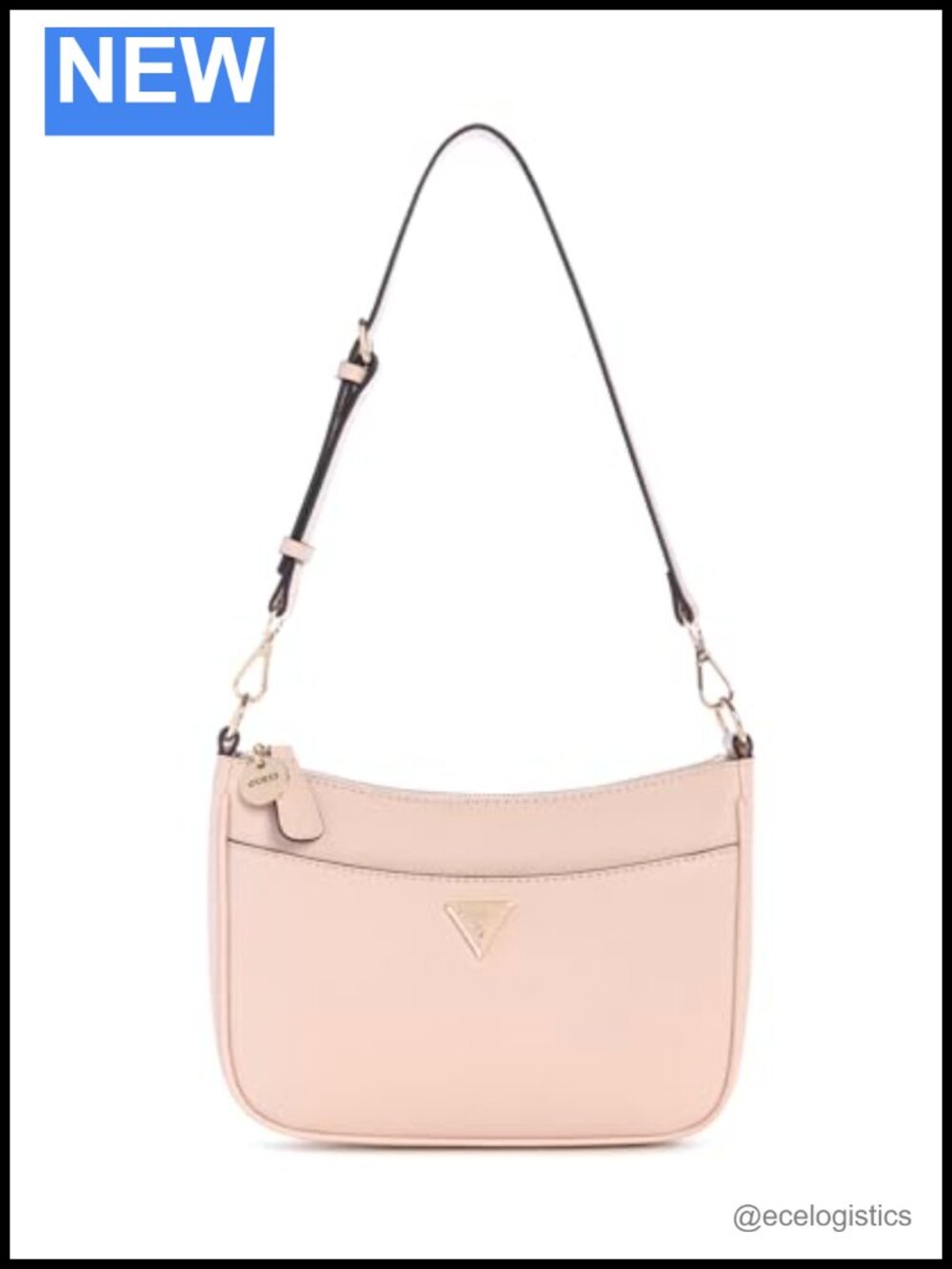 Sarai Shoulder Bag Satchel with Interior Pockets & Gold Hardware
